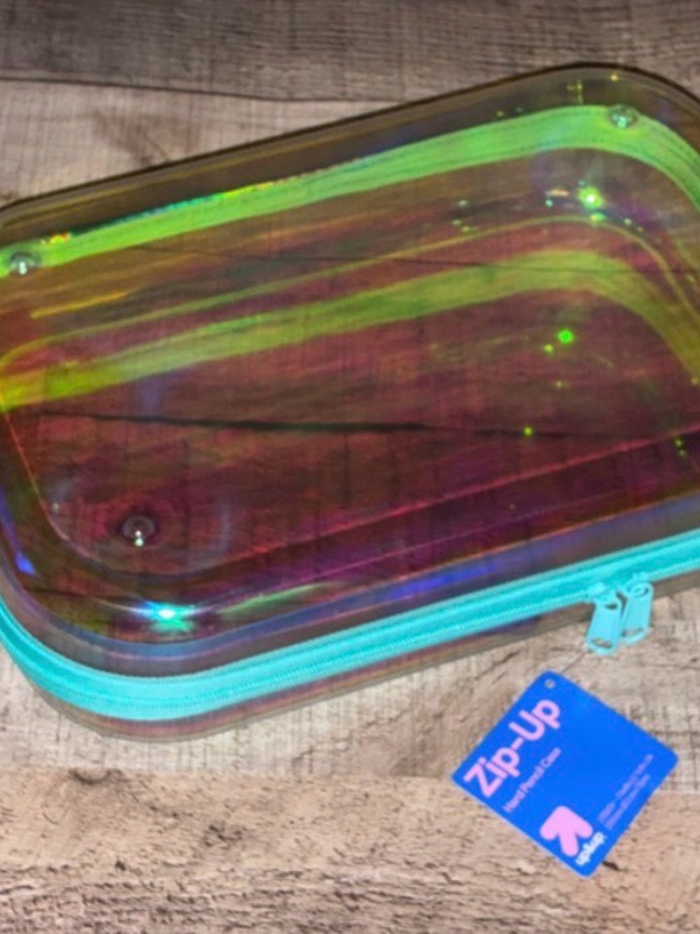 Target Up & Up Large Iridescent Hard Sided Case w/GIFT